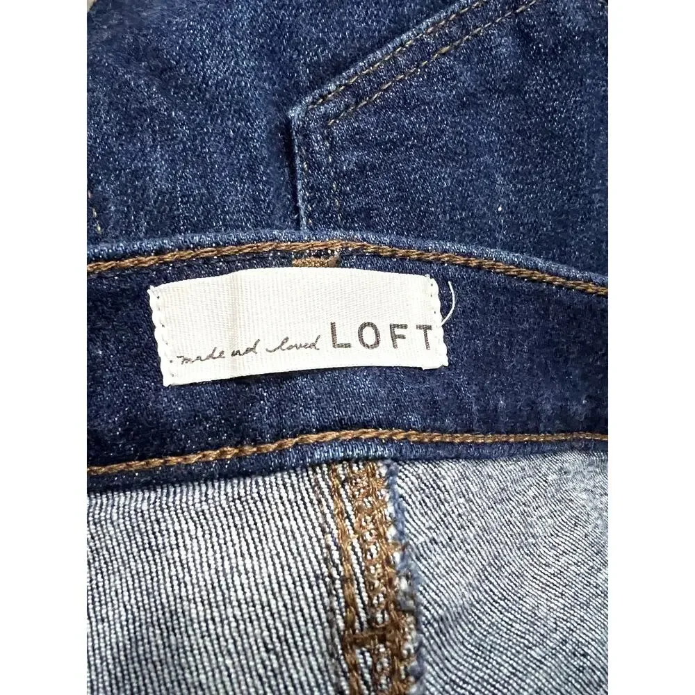 LOFT Dark Wash Straight Leg Jeans Women's Size 8 / Waist 29 (A77)